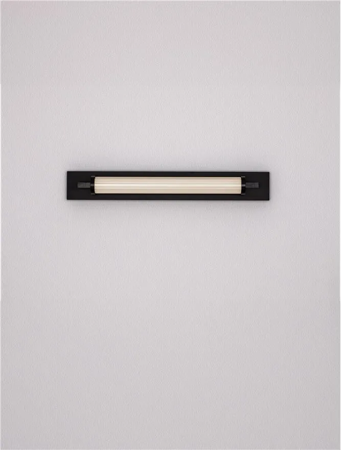 Aplică FASKO LED 13 W, 220-240 V, 747 lm, 3000K, IP44, acril, metal și sticlă