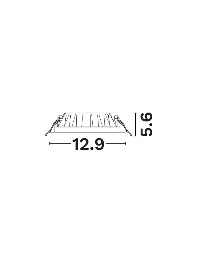 Spot Urby LED 9 W, 220-240 V, 606 lm, 3000K, IP20, UGR <19, CRI ≥90, aluminiu