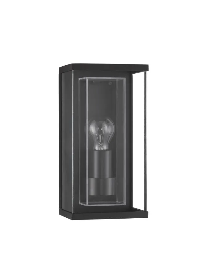 Aplică exterior REGINA E27, 1x12 W, 220-240 V, IP65, aluminiu și sticlă 2