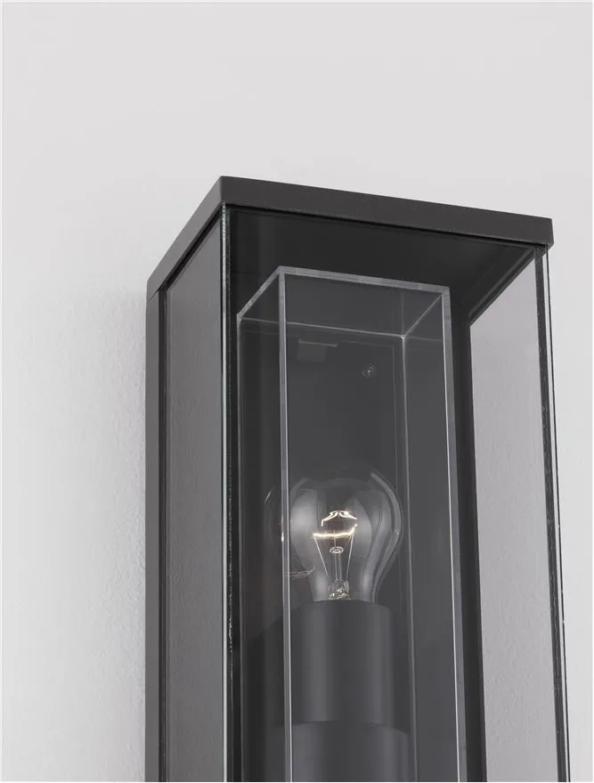 Aplică exterior REGINA E27, 1x12 W, 220-240 V, IP65, aluminiu și sticlă 7