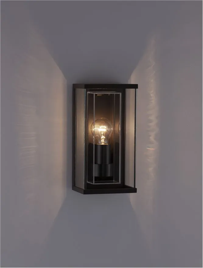 Aplică exterior REGINA E27, 1x12 W, 220-240 V, IP65, aluminiu și sticlă 8