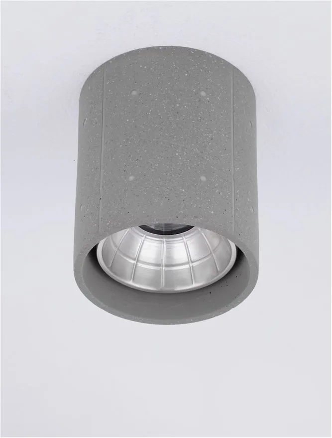 Plafonieră exterior RITZ LED 10 W, 220-240 V, 1044 lm, 3000K, IP65, ciment
