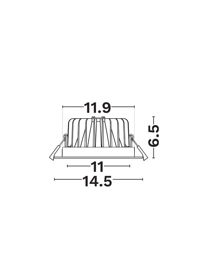 Spot Spark LED 18 W, 220-240 V, 2003 lm, 4000K, IP54, CRI ≥90, aluminiu