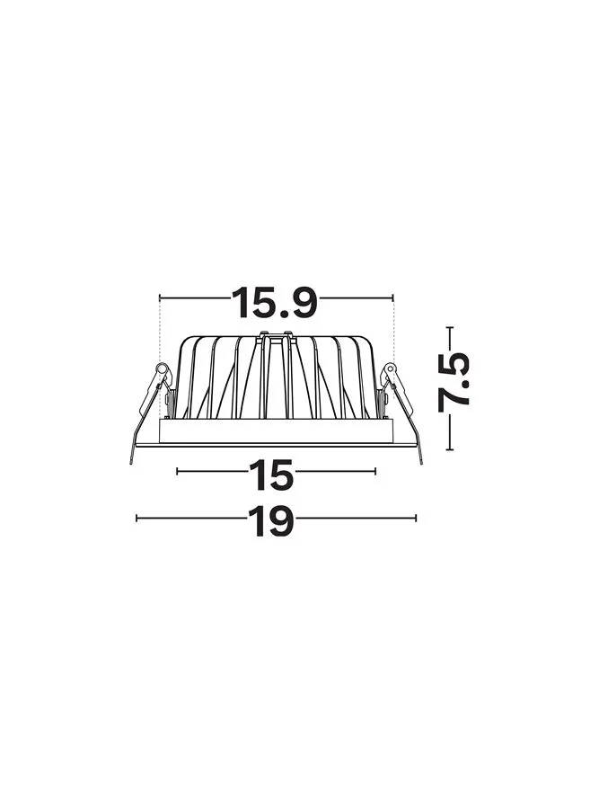 Spot Spark LED 25 W, 220-240 V, 2760 lm, 4000K, IP54, CRI ≥90, aluminiu