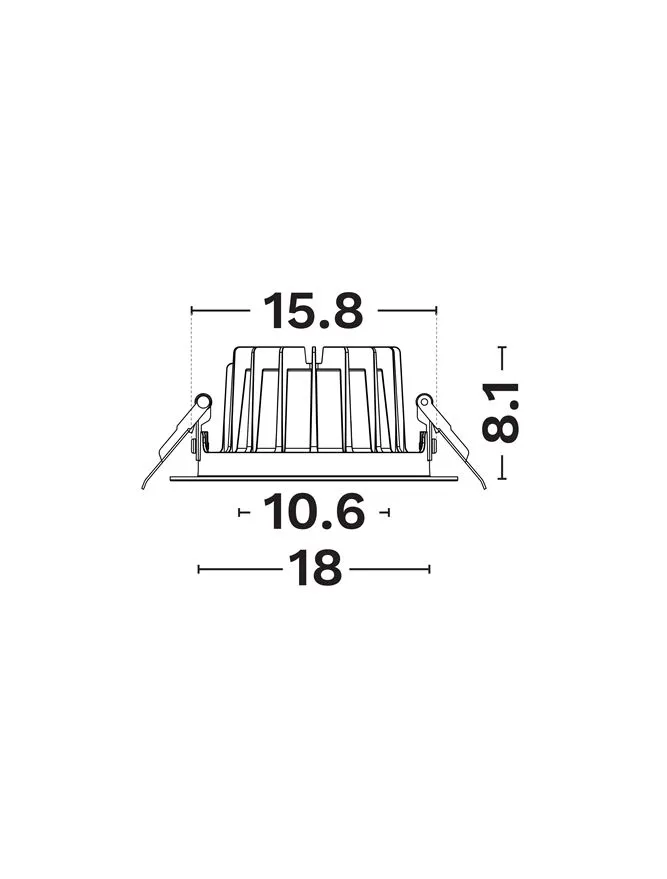 Spot Glim LED 35 W, 220-240 V, 3902 lm, 4000K, IP20, CRI ≥90, aluminiu