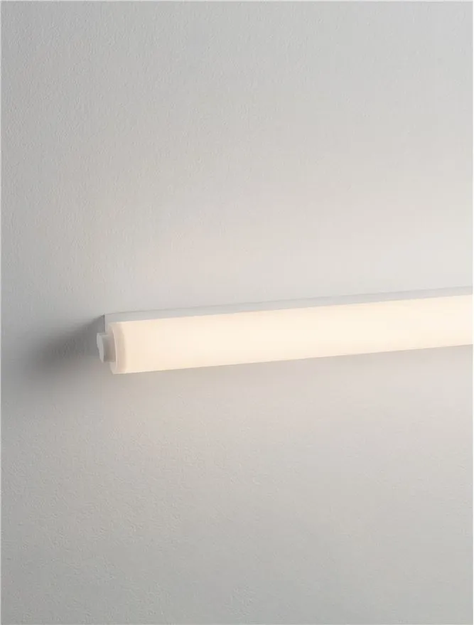Aplică COR LED 8 W, 220-240 V, 560 lm, 2700-3000-4000K, IP44, dimmabil prin DIP switch, policarbonat și aluminiu