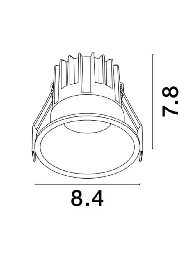 Spot LUELA LED 13 W, 220-240 V, 967 lm, 3000K, IP20, UGR <19, CRI ≥90