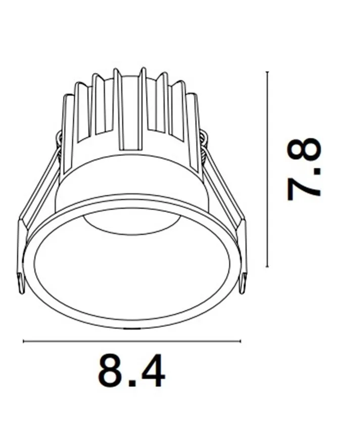 Spot LUELA LED 13 W, 220-240 V, 1059 lm, 4000K, IP20, UGR <19, CRI ≥90