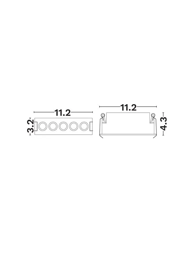 Spot Canon LED 8 W, 220-240 V, 401 lm, 3000K, IP20, UGR <12, CRI ≥90, aluminiu