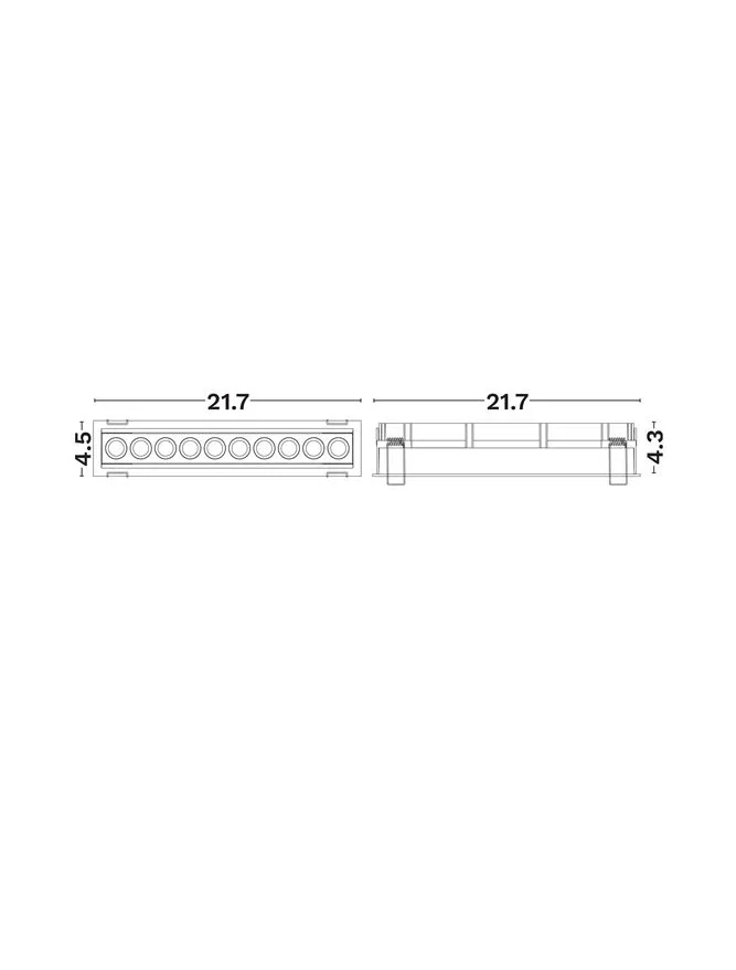 Spot Canon LED 14 W, 220-240 V, 806 lm, 3000K, IP20, UGR <12, CRI ≥90, aluminiu