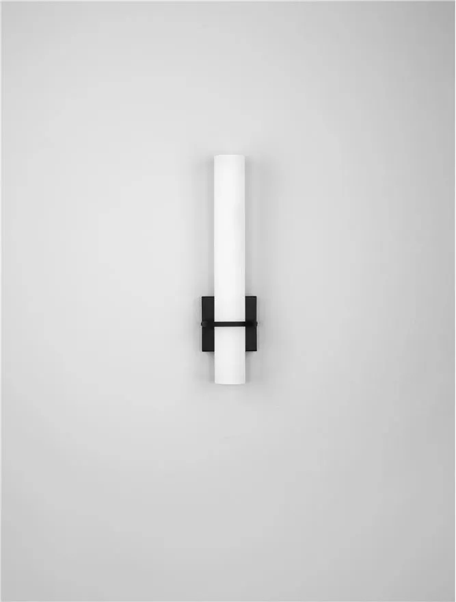 Aplică LUCA LED 15 W, 220-240 V, 1309 lm, 4000K, IP44, oțel și sticlă