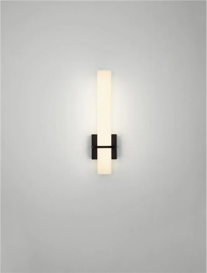 Aplică LUCA LED 15 W, 220-240 V, 1309 lm, 4000K, IP44, oțel și sticlă