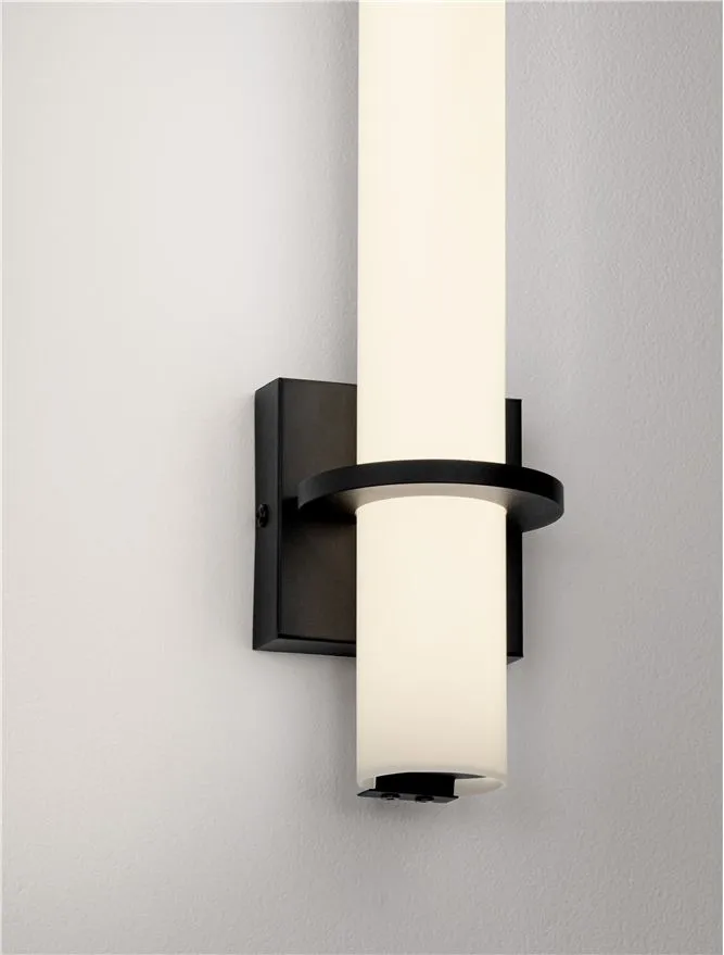 Aplică LUCA LED 15 W, 220-240 V, 1309 lm, 4000K, IP44, oțel și sticlă