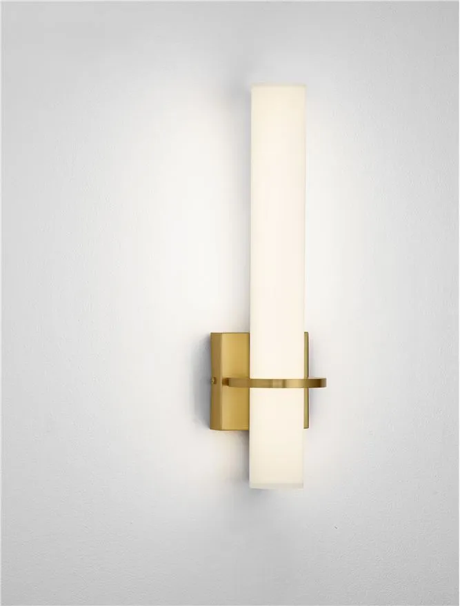 Aplică LUCA LED 15 W, 220-240 V, 1337 lm, 4000K, IP44, oțel și sticlă