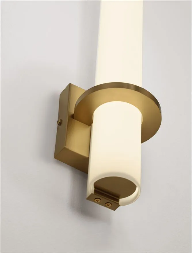Aplică LUCA LED 15 W, 220-240 V, 1337 lm, 4000K, IP44, oțel și sticlă
