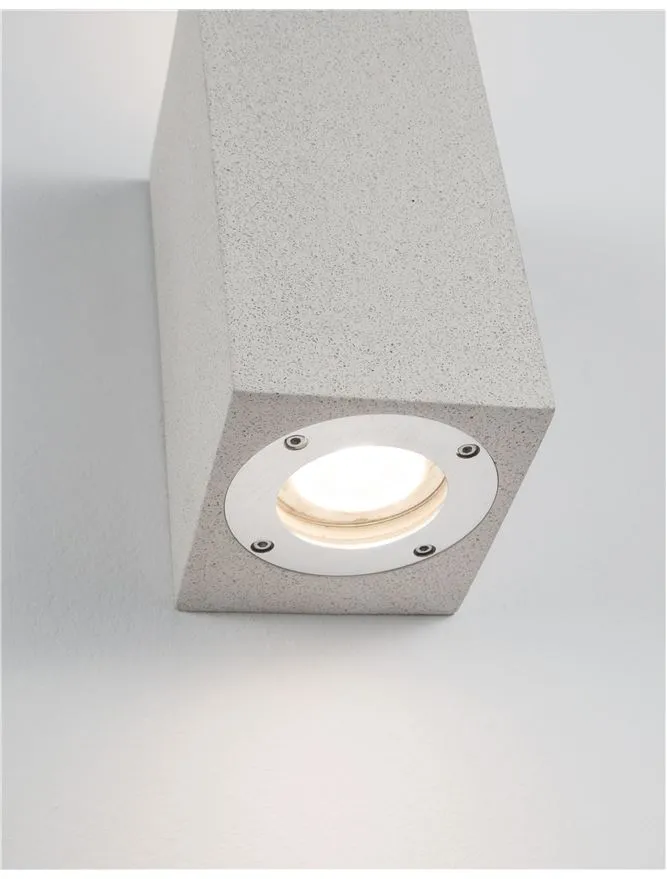 Aplică exterior FUENTO GU10, 2x7 W, 100-240 V, IP65, beton și sticlă 6