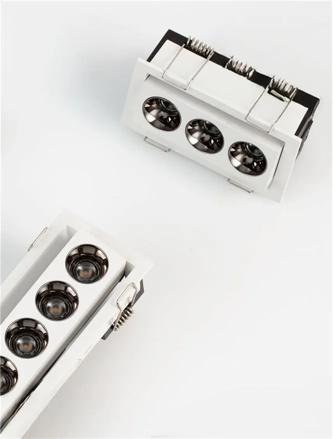 Spot Gono LED 6 W, 220-240 V, 292 lm, 3000K, IP20, UGR <19, CRI ≥90, aluminiu