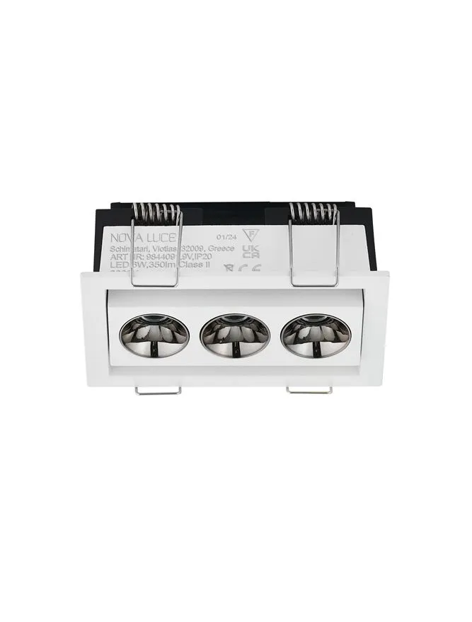 Spot Gono LED 6 W, 220-240 V, 292 lm, 3000K, IP20, UGR <19, CRI ≥90, aluminiu