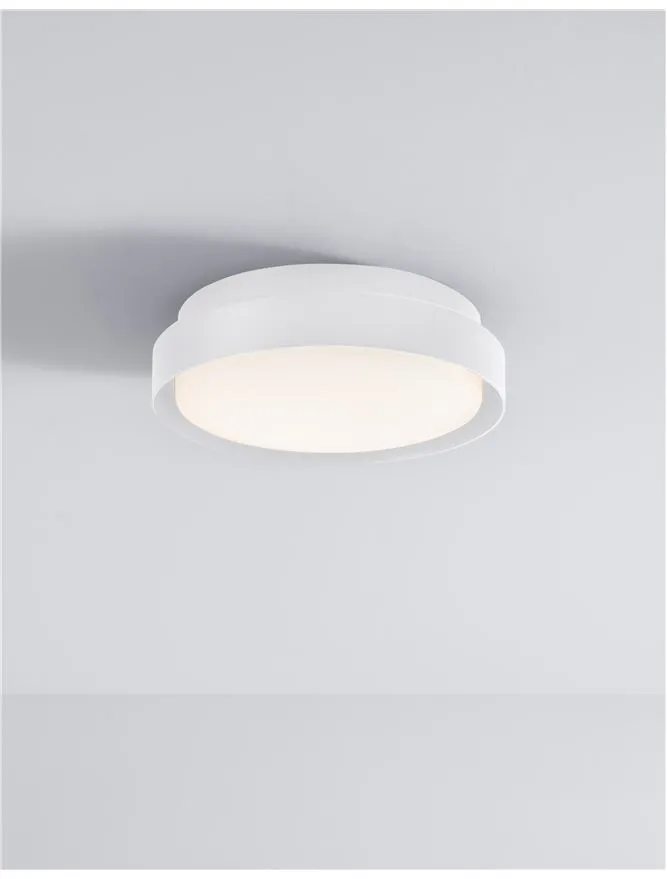 Plafonieră exterior OLIVER LED 20 W, 100-240 V, 1550 lm, 3000K, IP65, CRI ≥80, aluminiu și acril