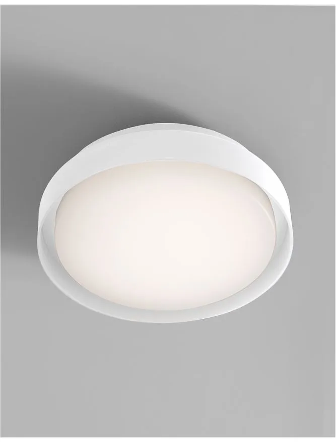 Plafonieră exterior OLIVER LED 20 W, 100-240 V, 1550 lm, 3000K, IP65, CRI ≥80, aluminiu și acril