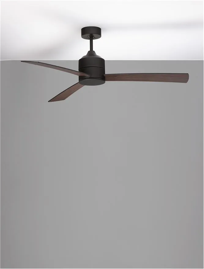 Ventilator AXEL 38 W, 220-240 V, IP20, aluminiu și lemn
