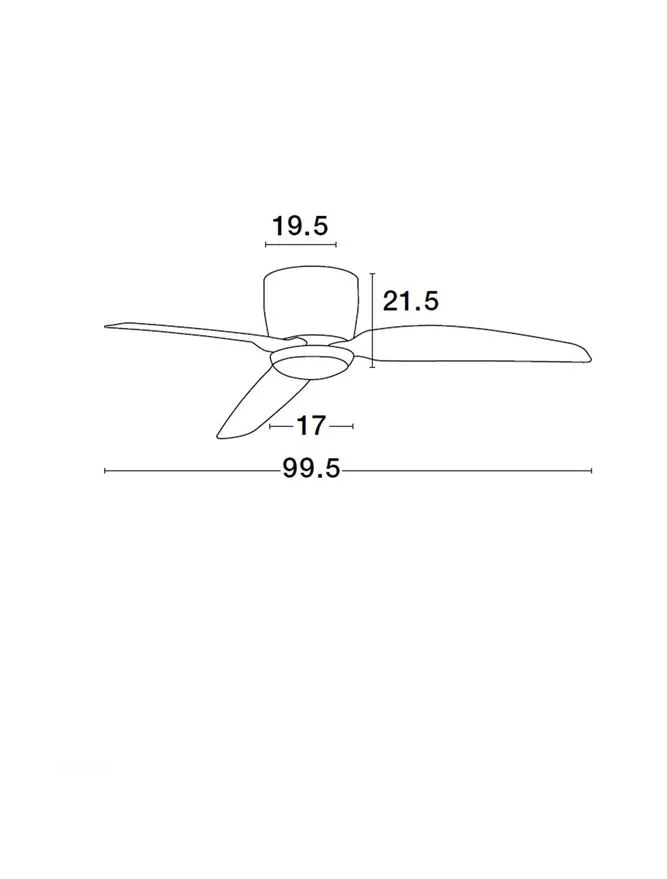 Ventilator VOLGA LED 18 W, 220-240 V, 650 lm, 3000K, IP20, aluminiu și ABS