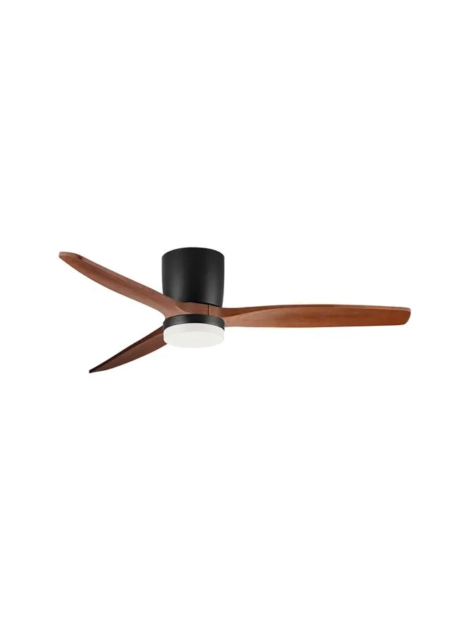 Ventilator ALOA LED 18 W, 220-240 V, 2190 lm, 3000-4000-6500K, IP20, acril, metal și lemn