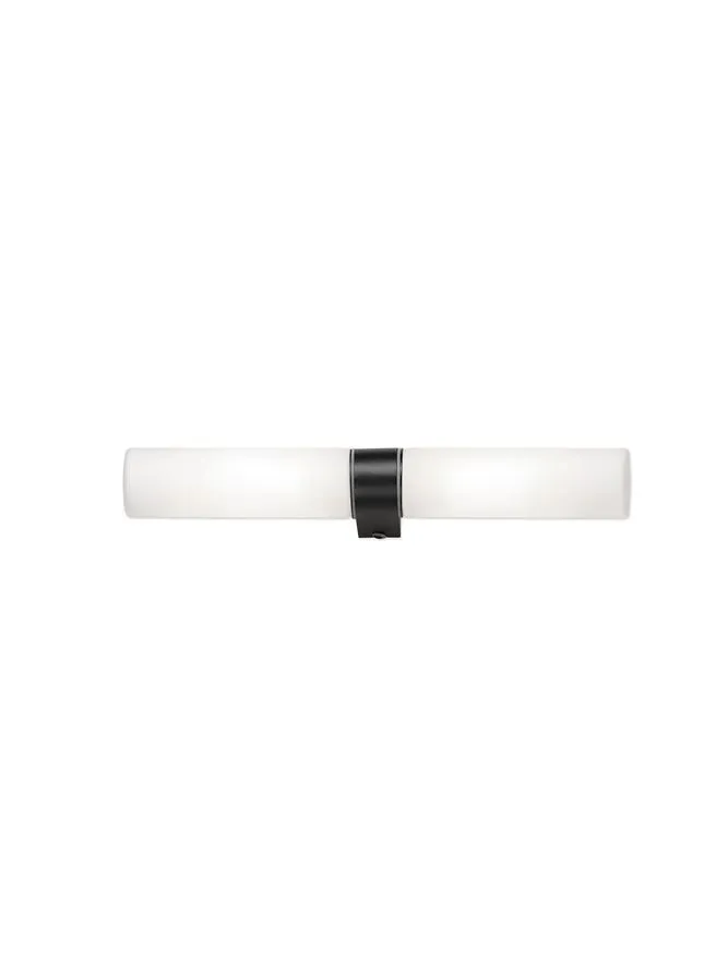 Aplică CORB E14, 2x5 W, 230 V, IP44, aluminiu și sticlă