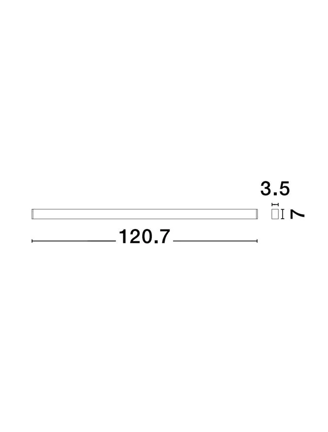LINA 40 W, 220-240 V, 2800 lm, 3000K, IP20, UGR <8, CRI ≥90, aluminiu