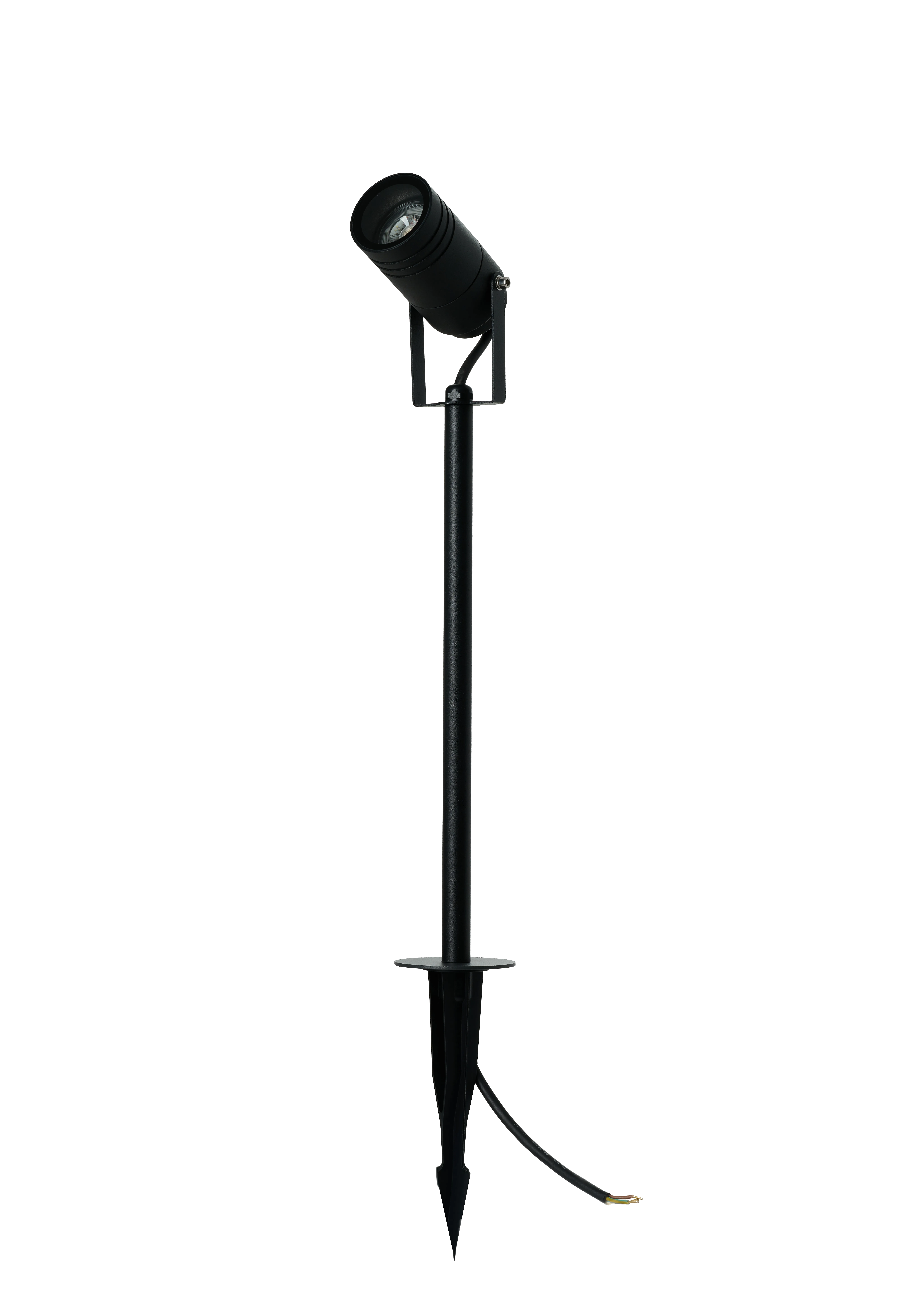 Corp de sol TRAST, negru, finisaj mat, 230V, GU10, 1x35W, IP54