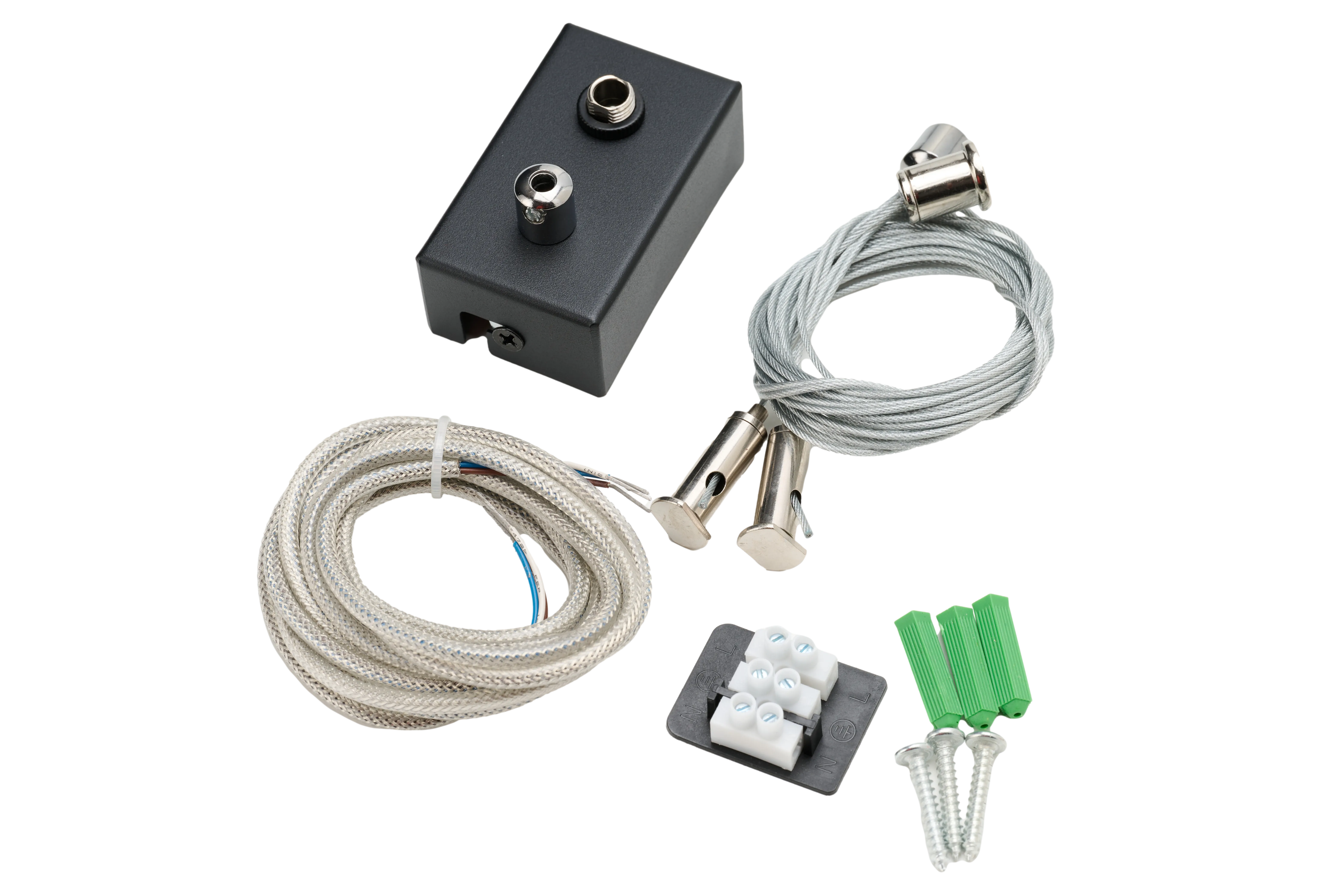 Accesoriu LINELIO, negru, finisaj mat, 230V, IP20