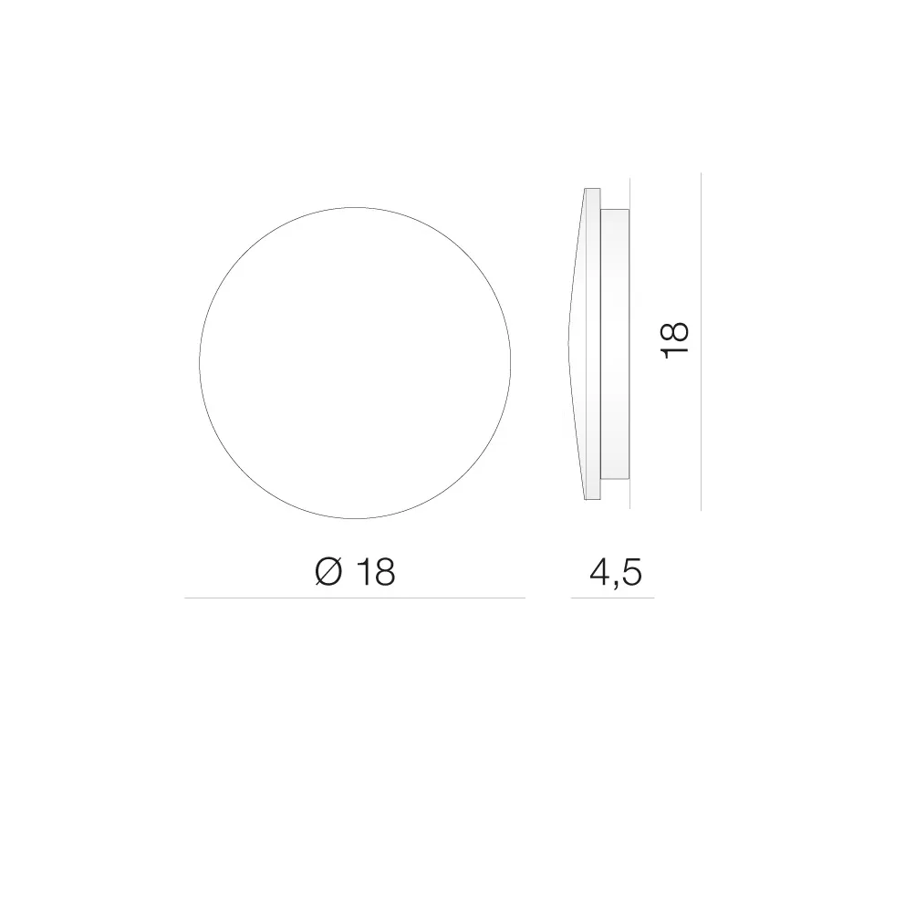 Aplică ANCONA M, negru, finisaj mat, 230V, LED, 1x13W, 37lm, 3000K, CRI ≥80, IP54 2