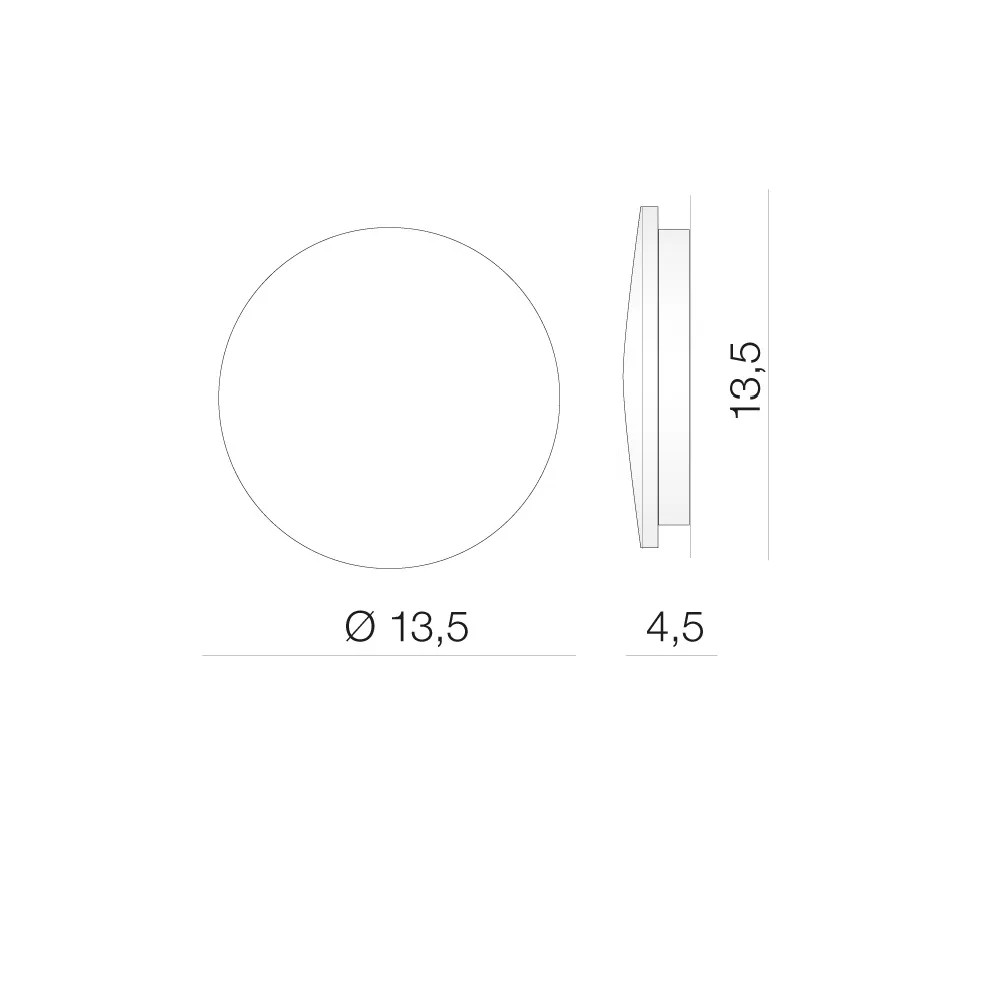 Aplică ANCONA S, alb, finisaj mat, 230V, LED, 1x6W, 19lm, 2900K, CRI ≥80, IP54 2