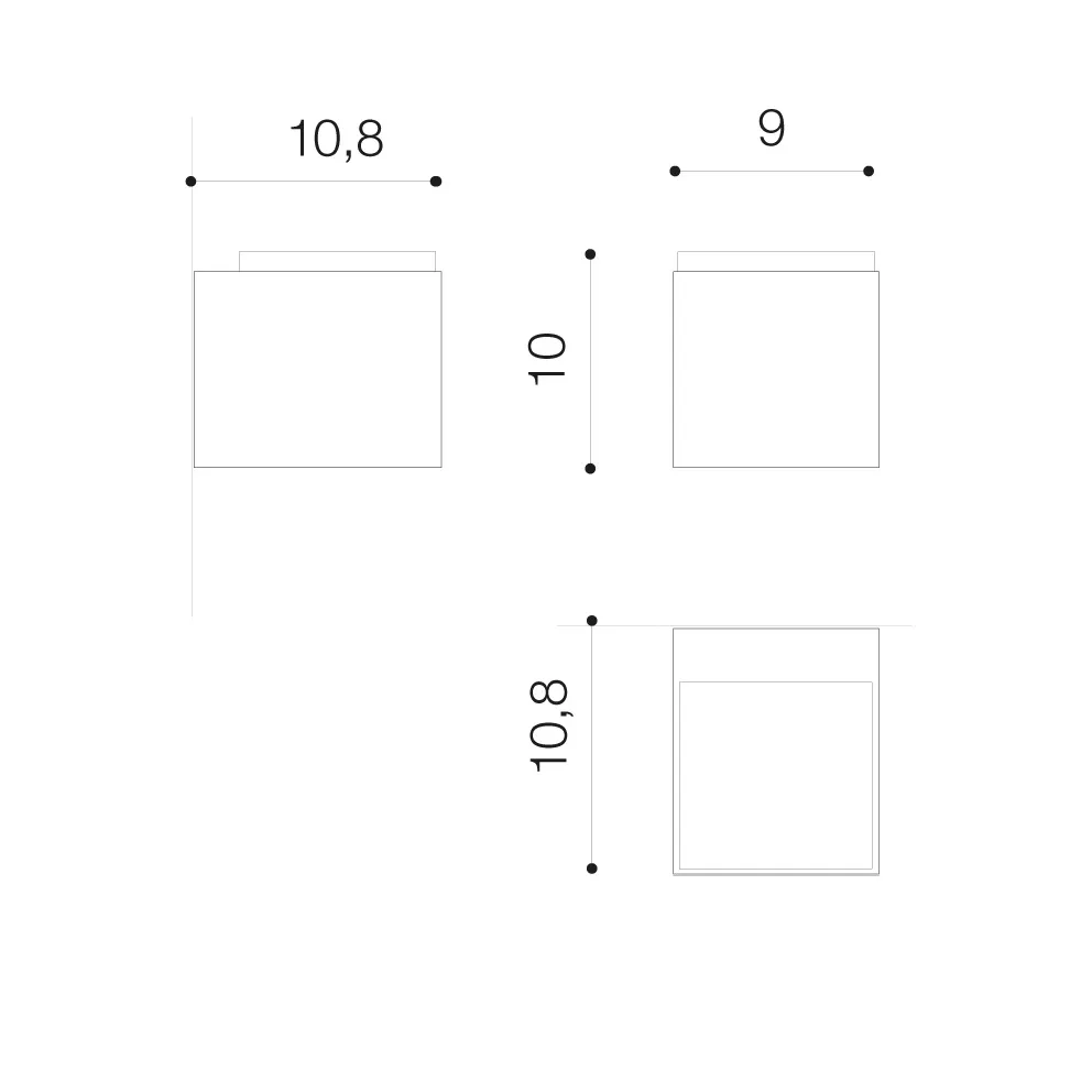 Aplică ARBAX, gri închis, finisaj mat, 230V, LED, 1x7W, 145lm, 3000K, CRI ≥80, IP54 2
