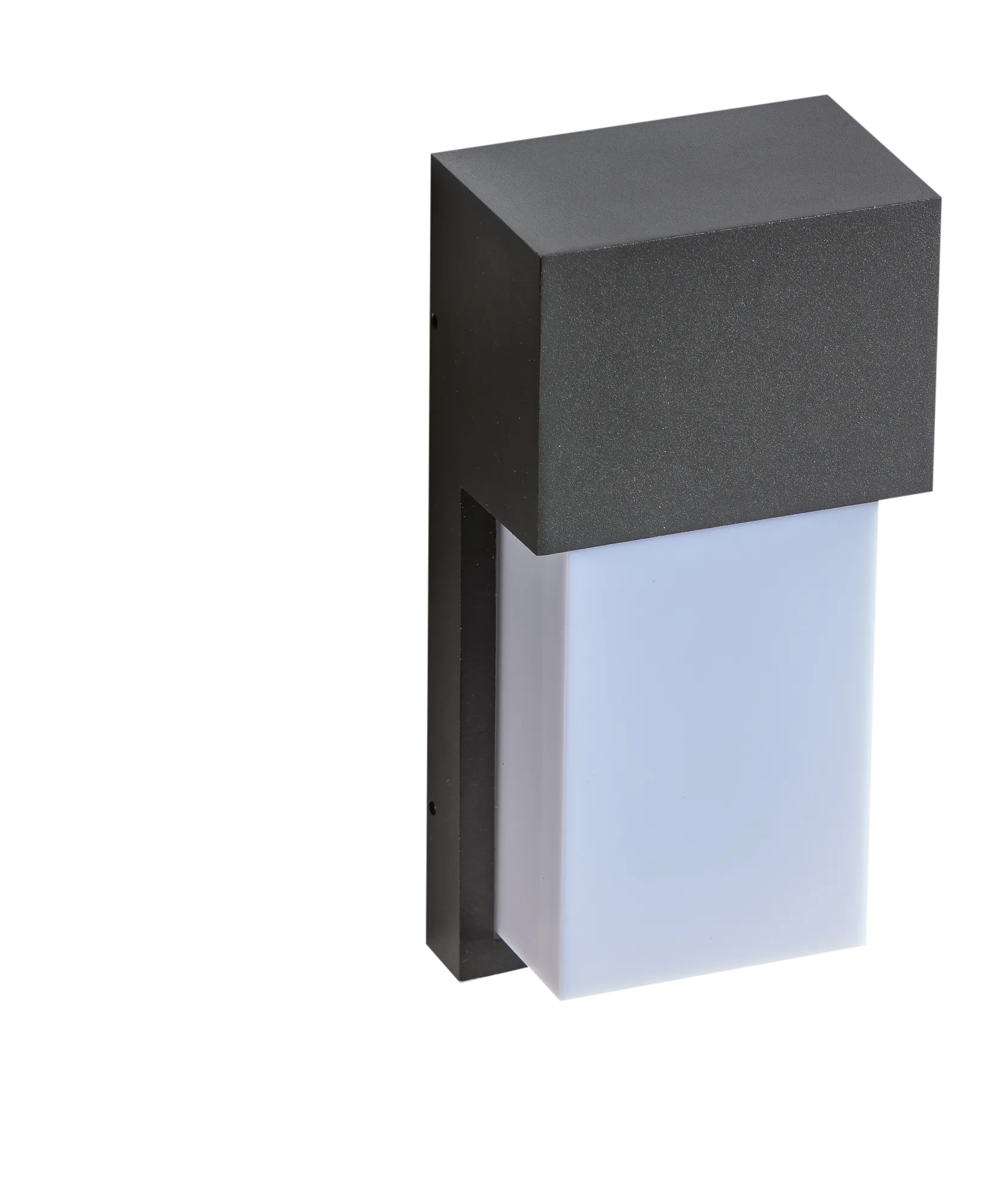 Aplică ARIDA, gri închis, finisaj mat, 230V, E27, 1x18W, IP54