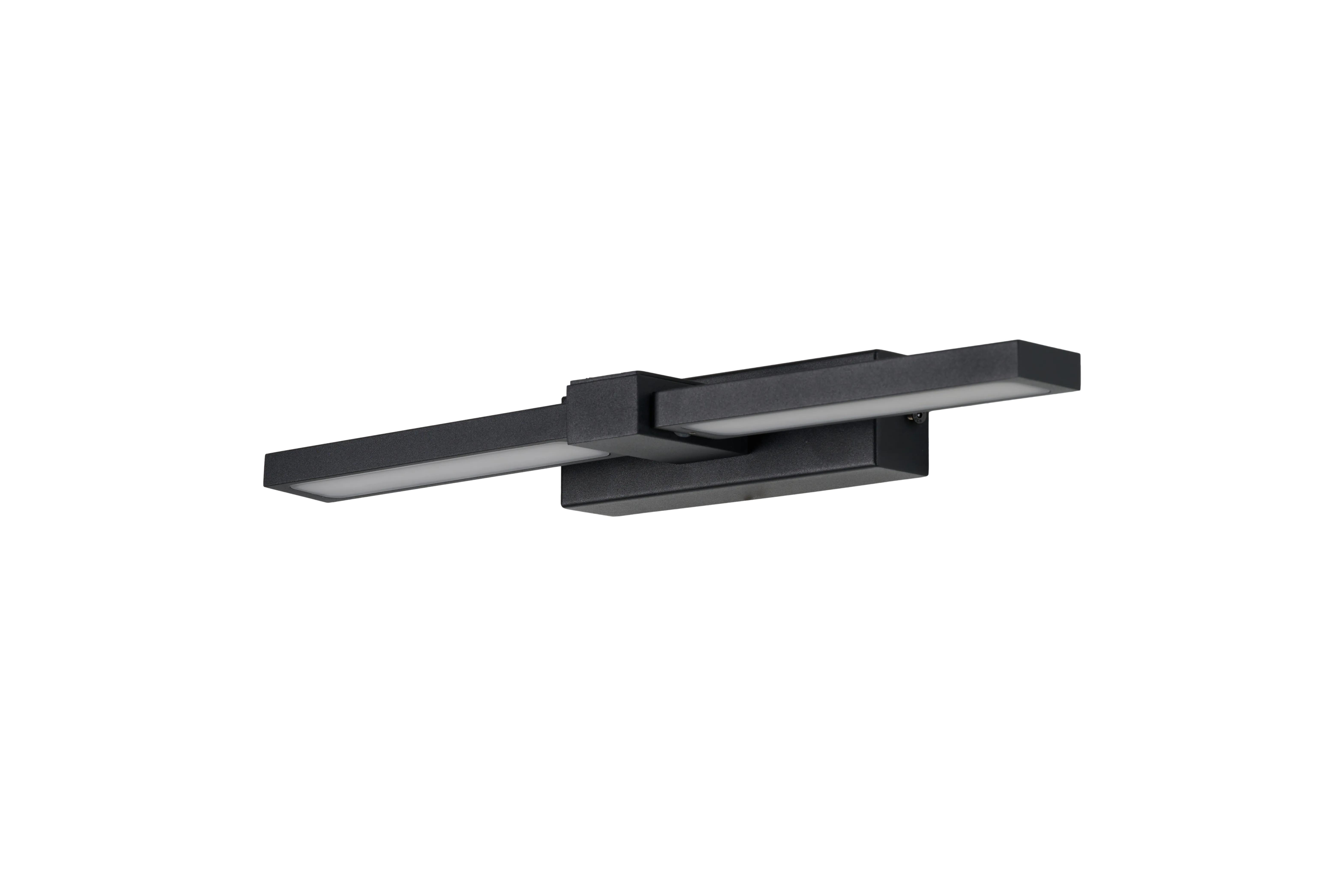 Aplică ARNO, negru, finisaj mat, 230V, LED, 2x12W, 960lm, 3000-4000K, CRI ≥80, CCT, IP20