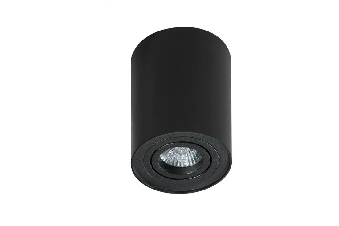 Spot aparent BROSS, negru, finisaj mat, 230V, GU10, 1x40W, IP20