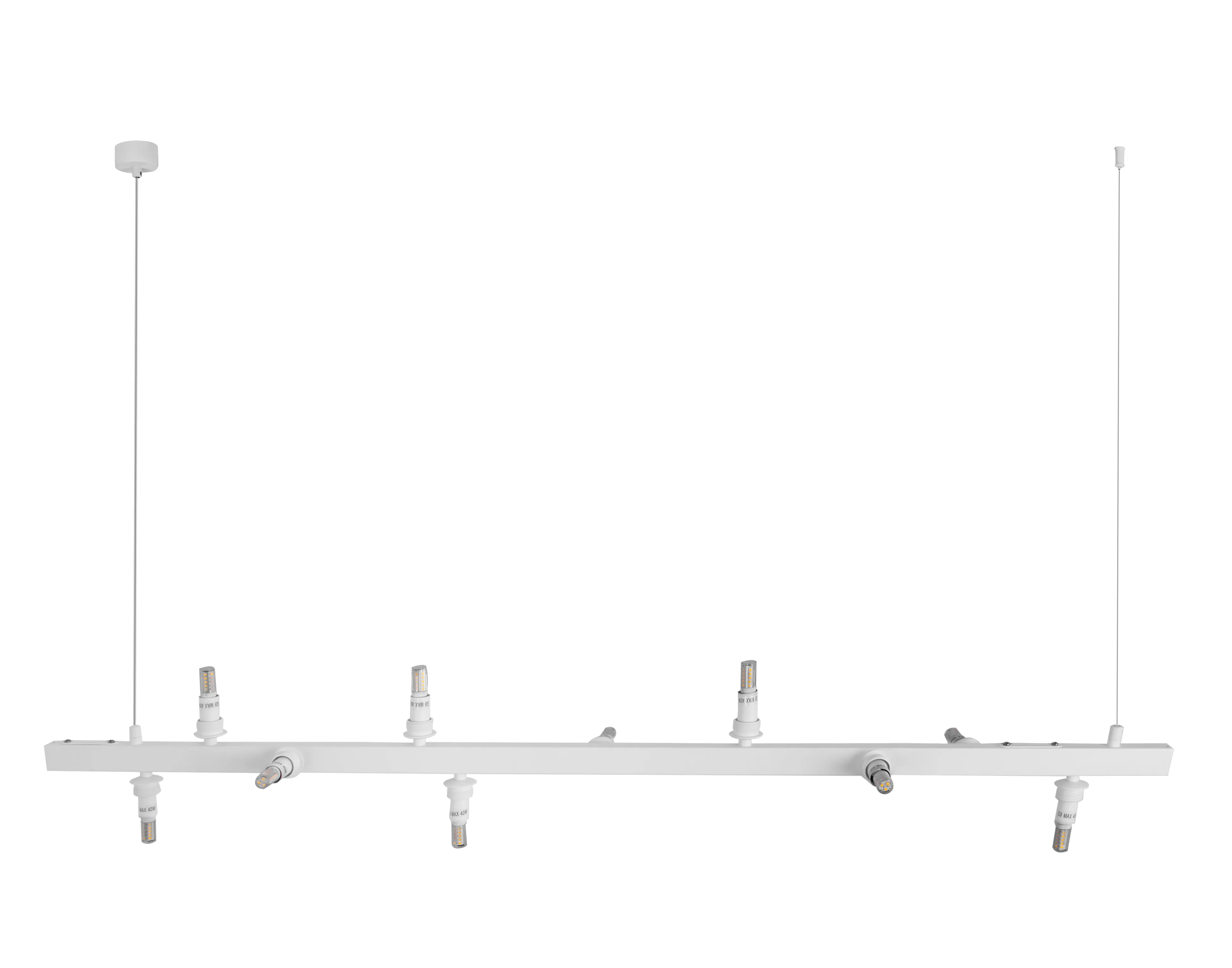 Accesoriu BUBBLES, alb, finisaj mat, 230V, G9, 10x60W / LED 6W, IP20