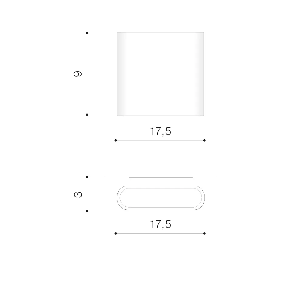 Aplică CREMONA M, negru, finisaj mat, 230V, LED, 2x10W, 295lm, 2900K, CRI ≥80, IP54