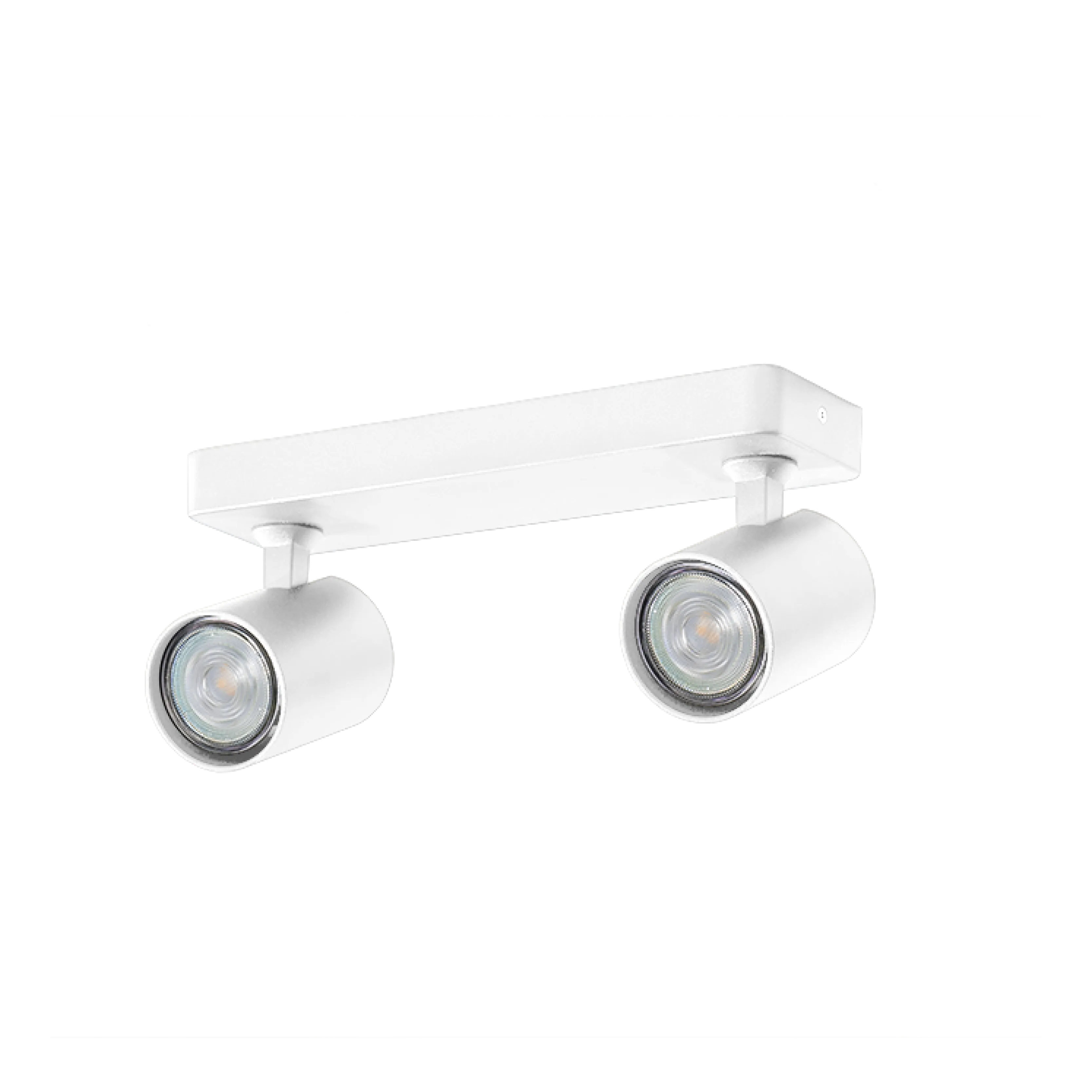 Spot aparent EXO, alb, finisaj mat, 230V, GU10, 2x40W, IP20