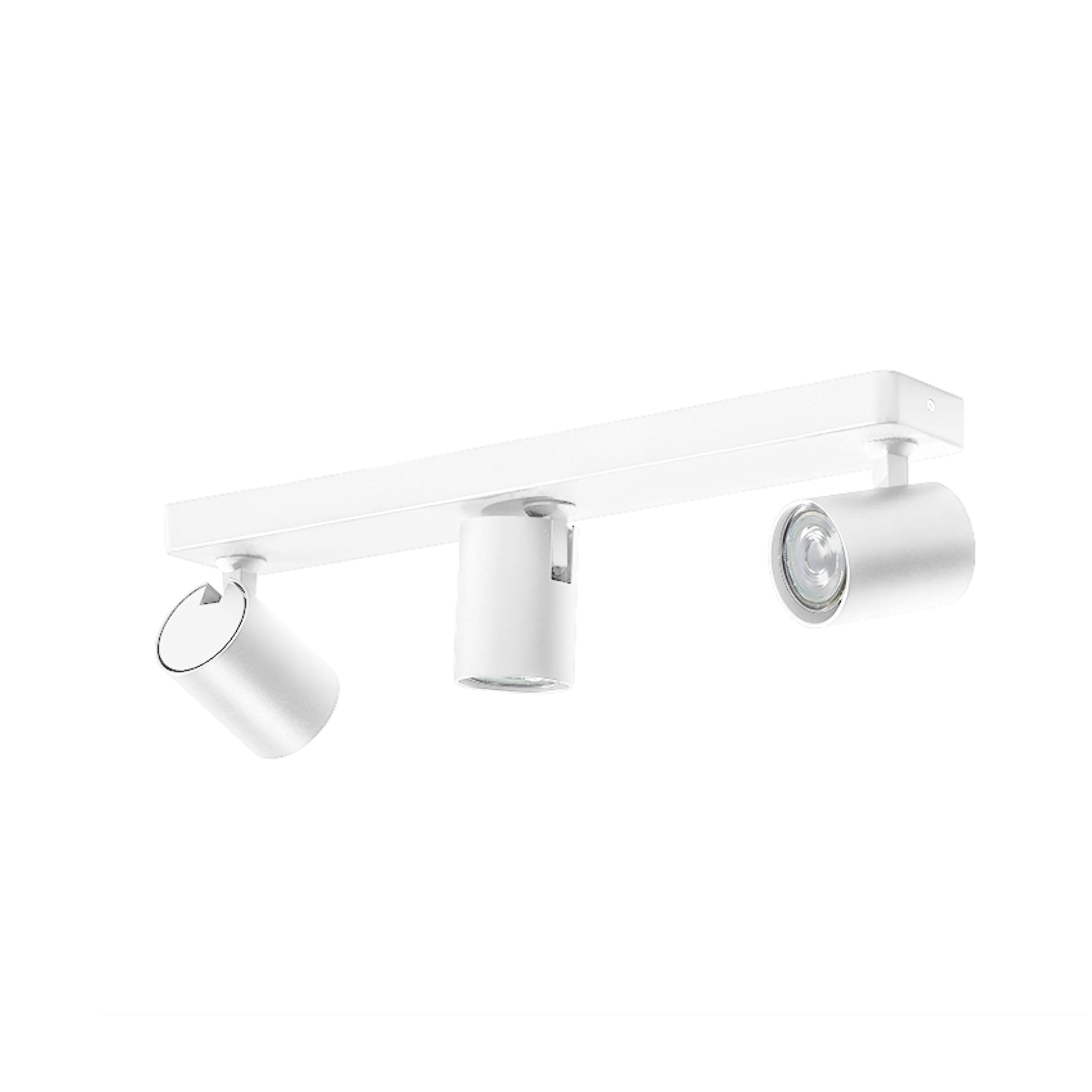 Spot aparent EXO, alb, finisaj mat, 230V, GU10, 3x40W, IP20