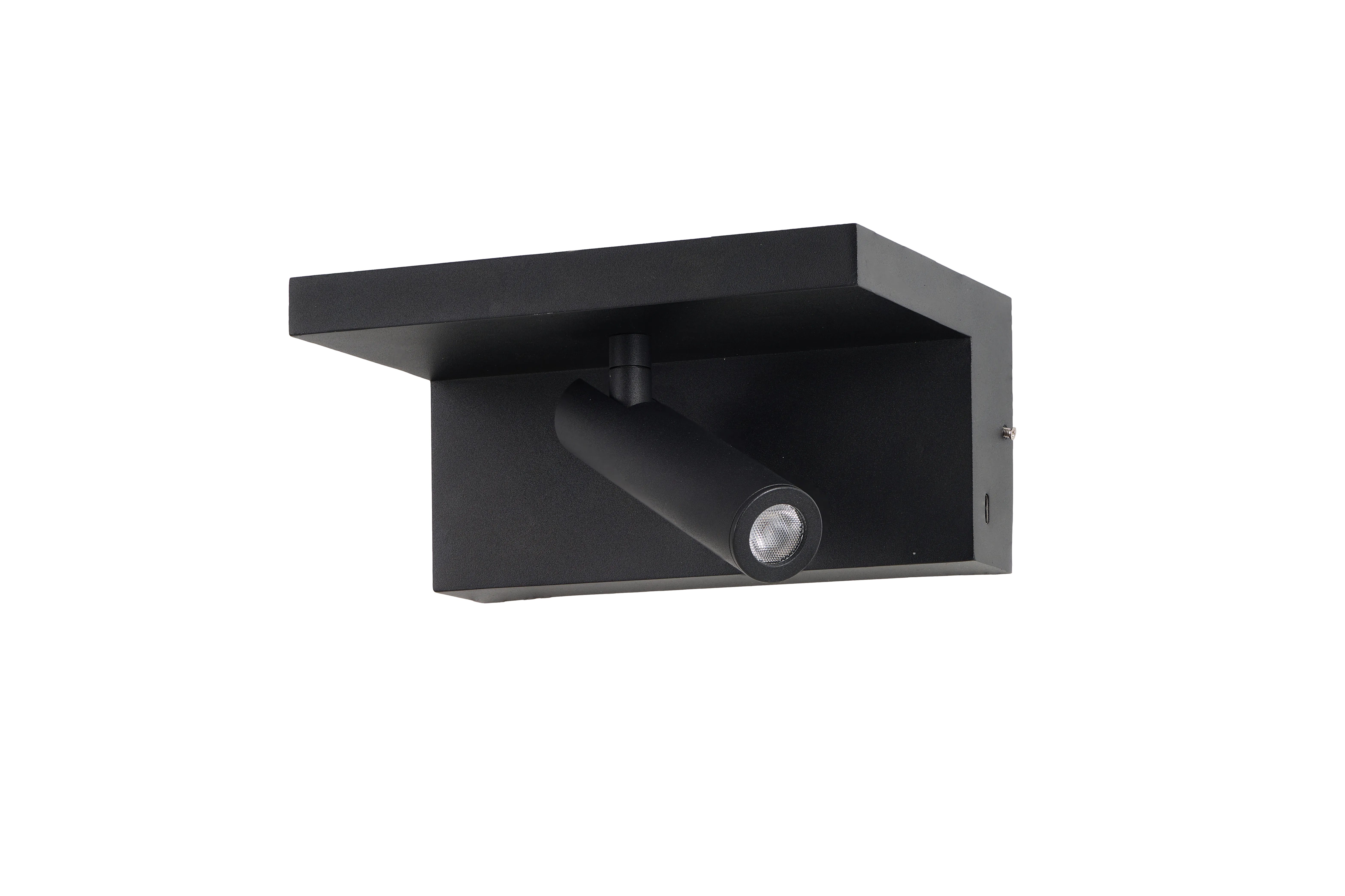 Aplică HYLLA, negru, finisaj mat, 230V, LED, 1x5W, 150lm, 3000K, CRI ≥90, IP20