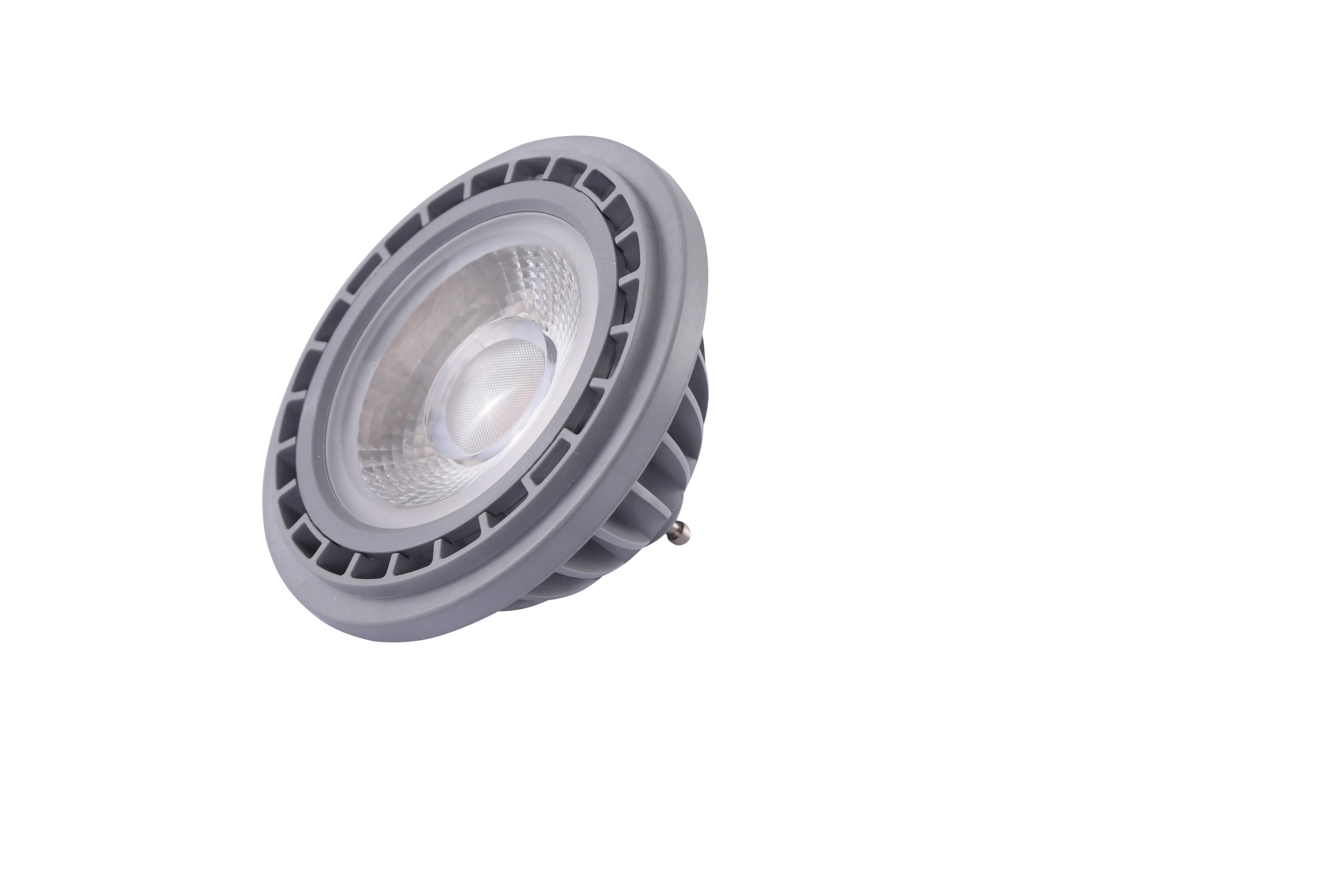 Bec LED 3000K, gri, finisaj mat, 230V, ES111 + GU10, 1x15W, 1280lm, 3000K, CRI ≥80, Dimm, IP20