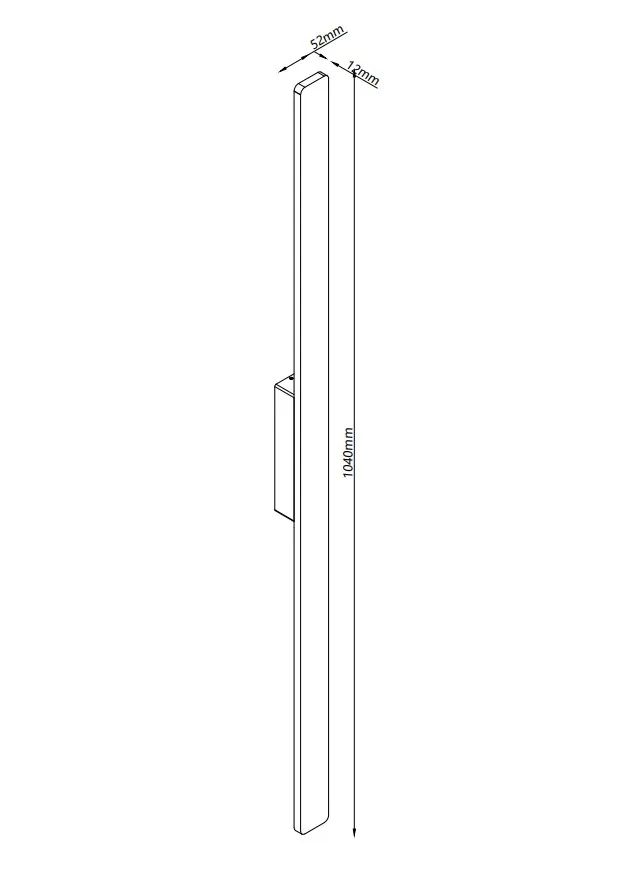 Aplică LENNART 3000K, negru, finisaj mat, 230V, LED, 1x18W, 1625lm, 3000K, CRI ≥90, IP54 2