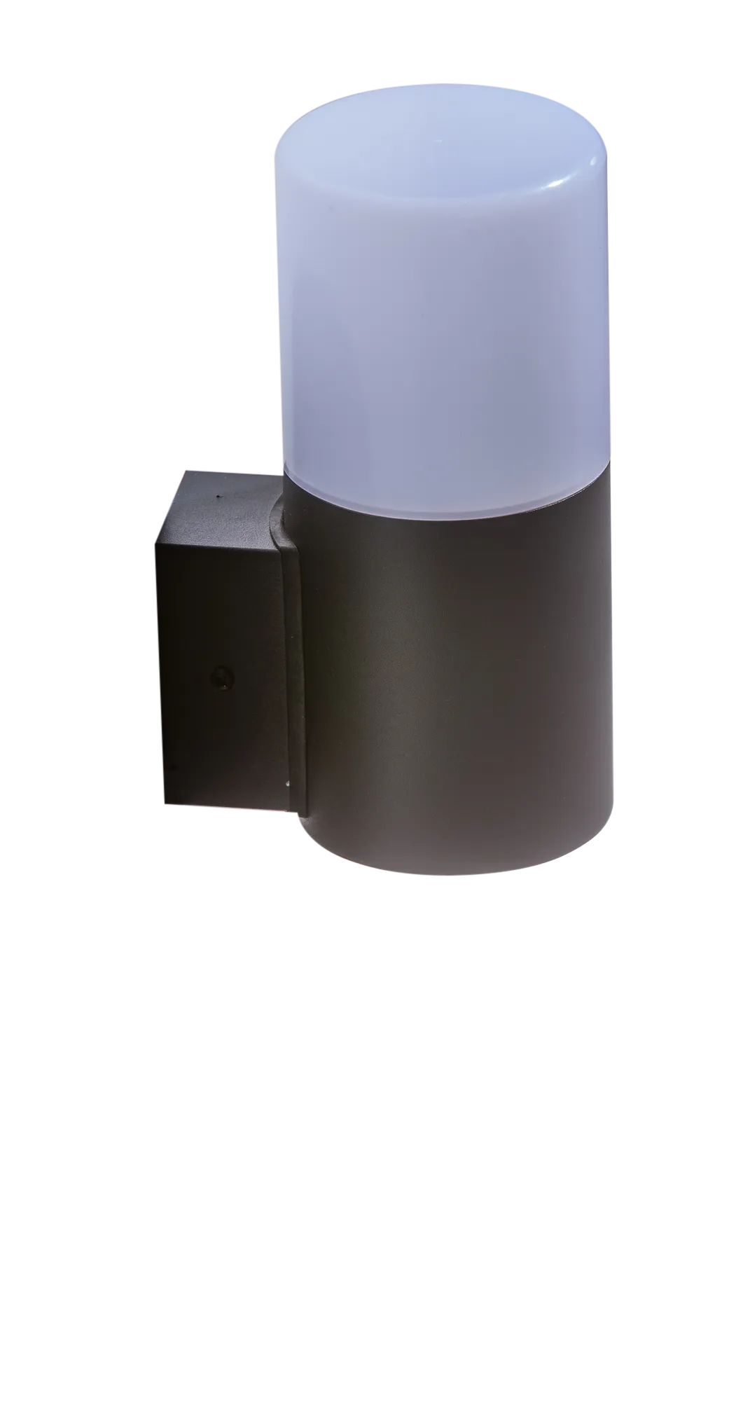 Aplică NILS, negru, finisaj mat, 230V, E27, 1x13W, IP44