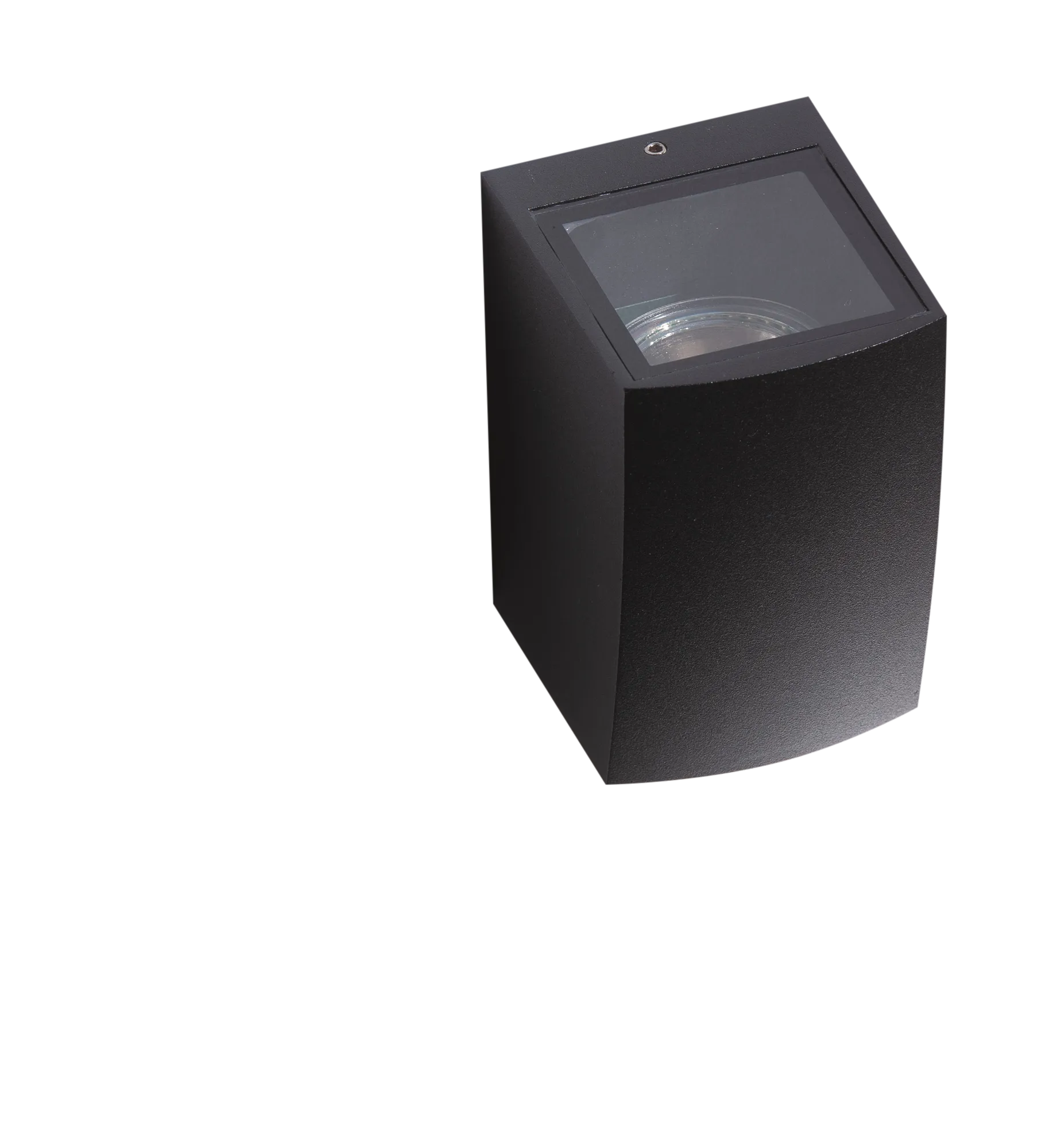 Aplică REZIA, negru, finisaj mat, 230V, GU10, 1x40W, IP54