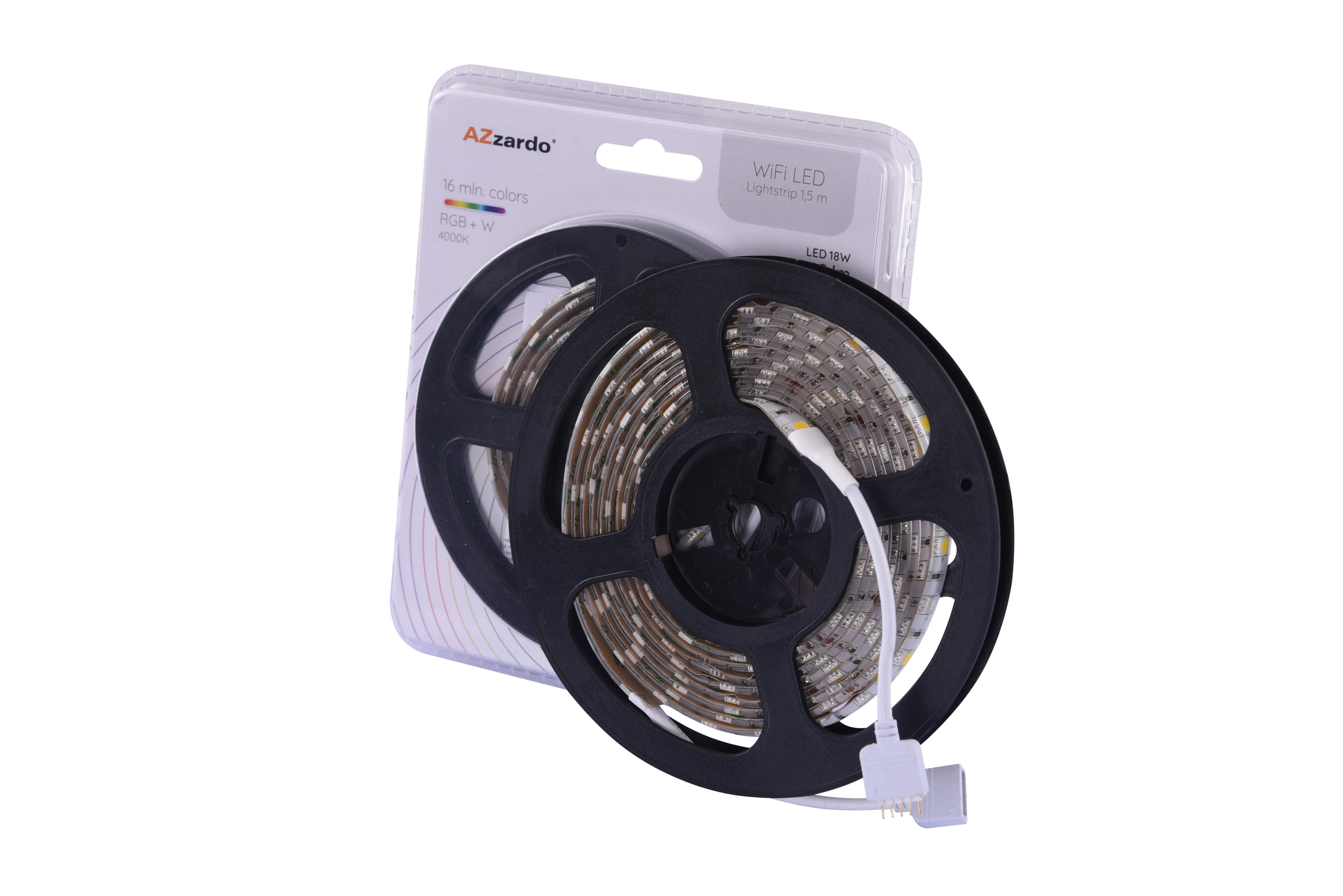 Bec SMART 4000K, transparent, 230V, LED, 18W, 540lm, 4000K, CRI ≥80, Dimm, RGB, IP65