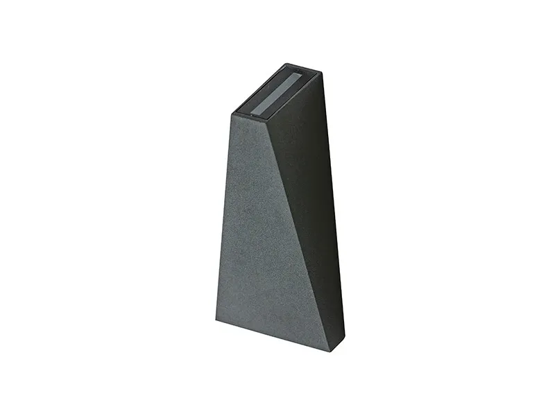 Aplică ZITA, gri închis, finisaj mat, 230V, LED, 2x6W, 109lm, 3200K, CRI ≥80, IP54
