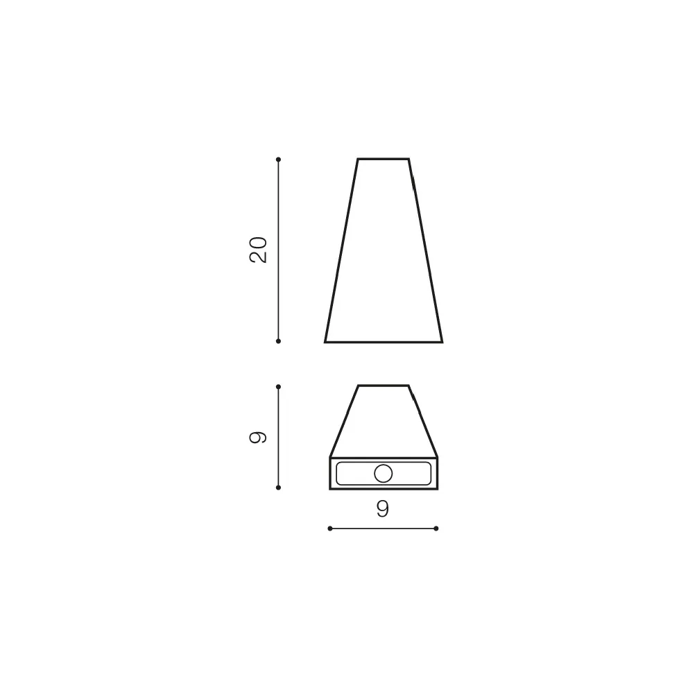 Aplică ZITA, gri închis, finisaj mat, 230V, LED, 2x6W, 109lm, 3200K, CRI ≥80, IP54 2