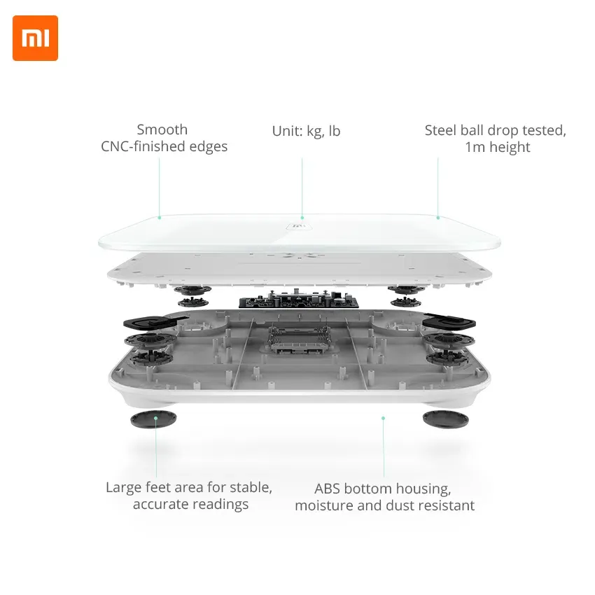 Умные весы Xiaomi Mi Smart Scale (Белые)